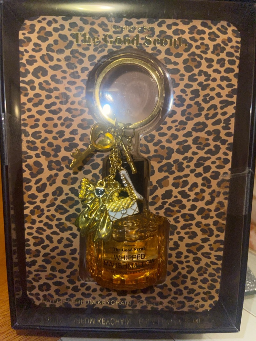 The Good Scent Whipped Marshmallow Gold Keychain